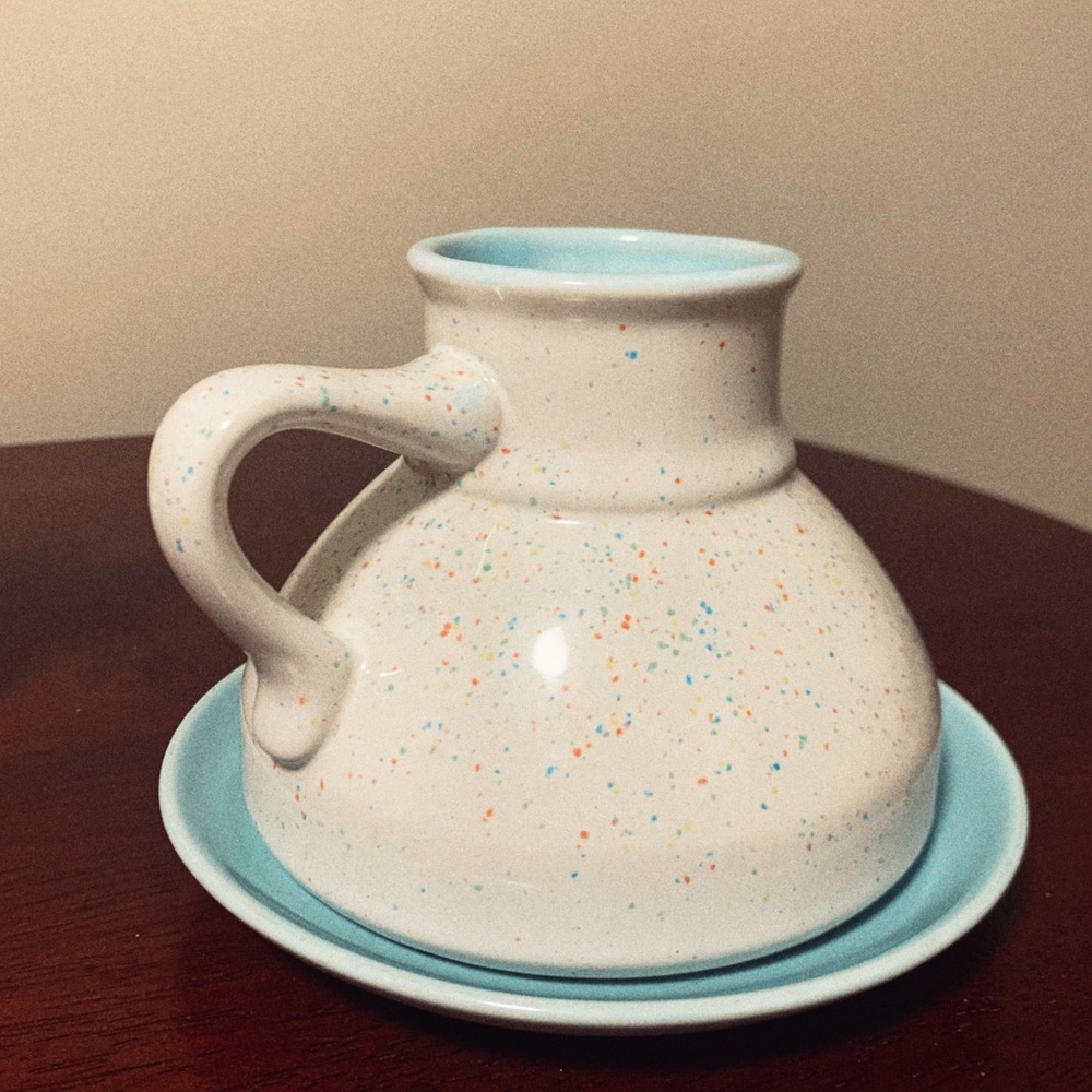 Speckled Ceramic No-Spill Mug ☕️✨
